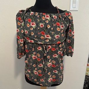 Maternity off the shoulder blouse